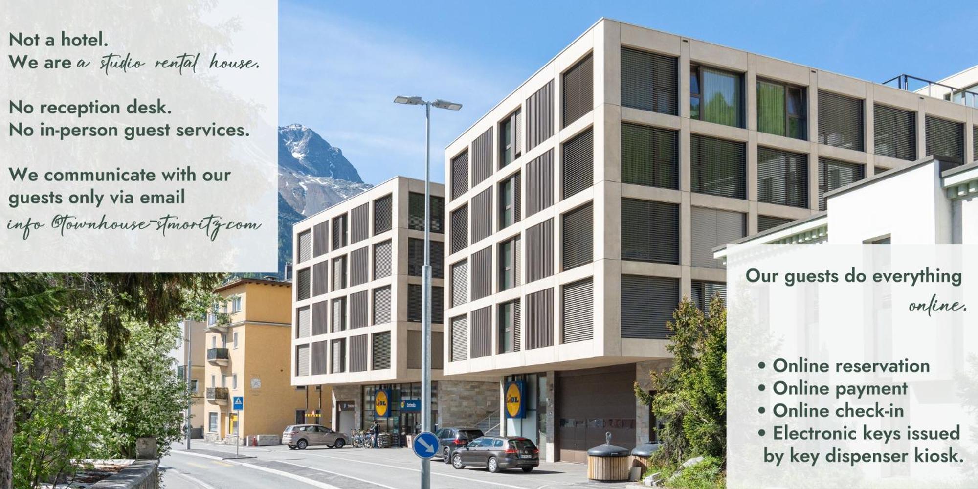 Townhouse N9 Lägenhet St. Moritz Exteriör bild
